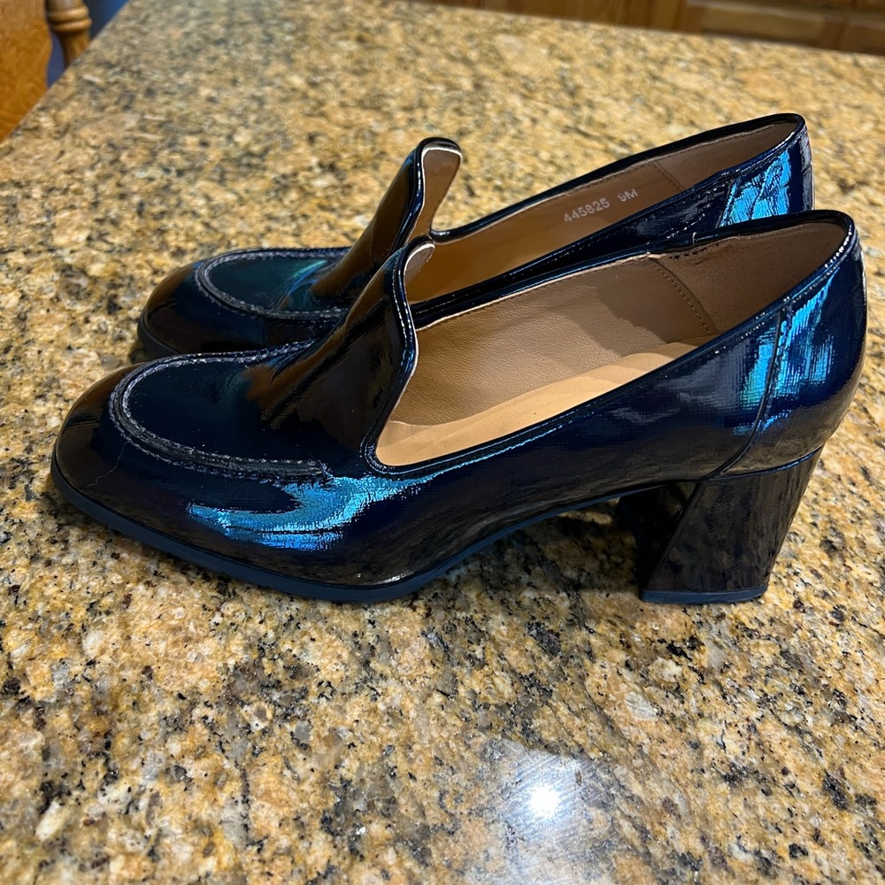 AQUATALIA Women's Navy Loafers - Picture 4 of 12